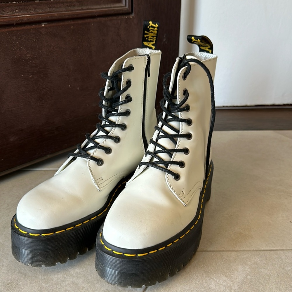 Doc Marten White Jadon Boots